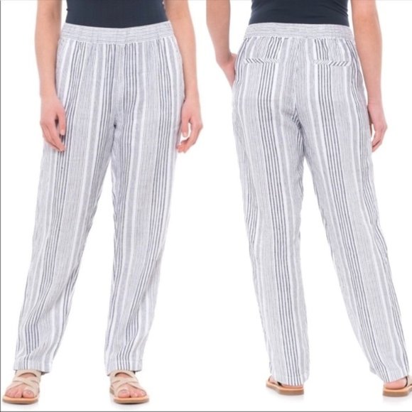 striped beach pants